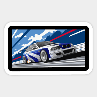 NSF M3 E46 GTR TOURING CAR DTM WIDEBODY Sticker